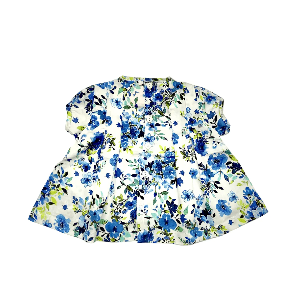 Bata Floral Azul