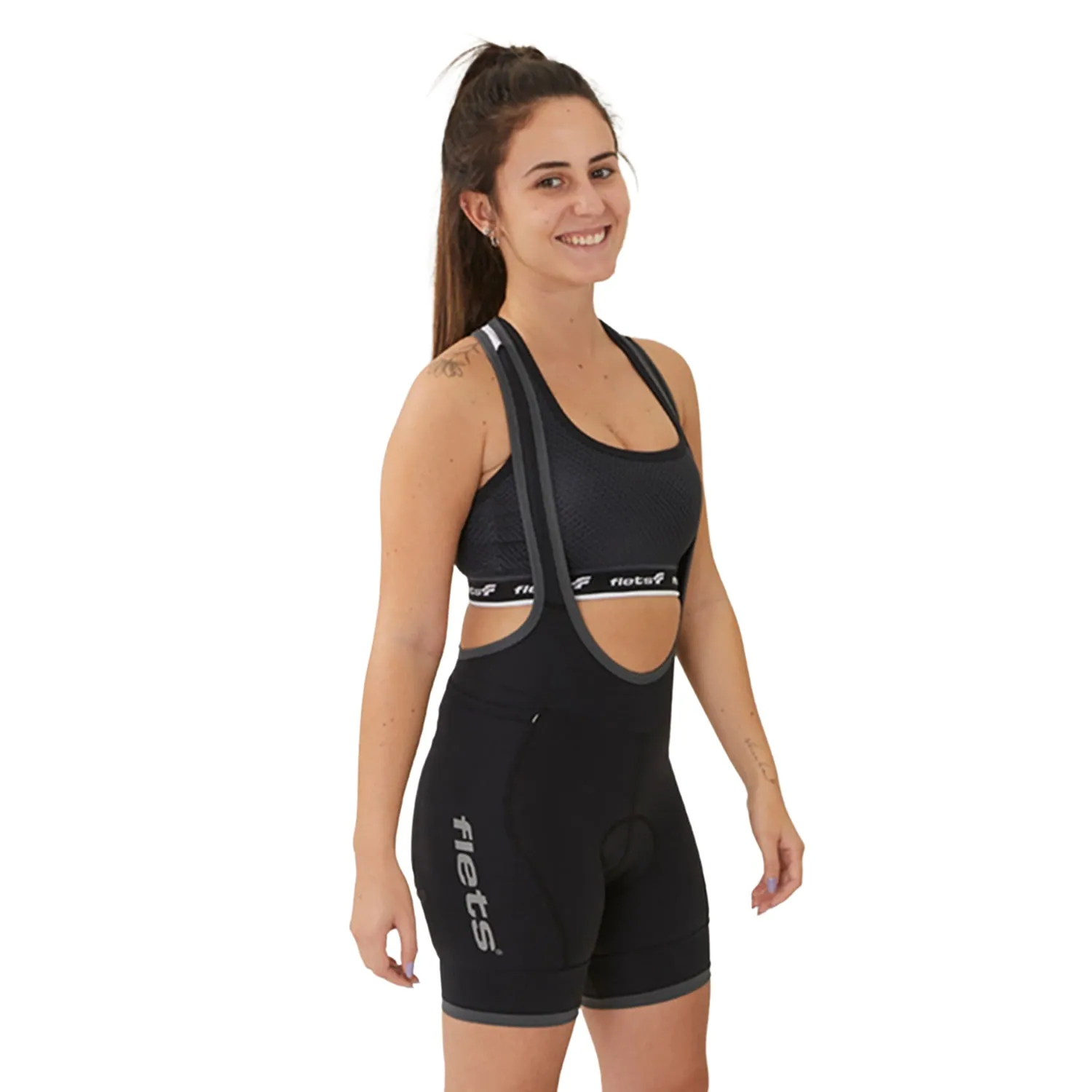 Bretelle Basic - Preto c/ Estanho l Fem