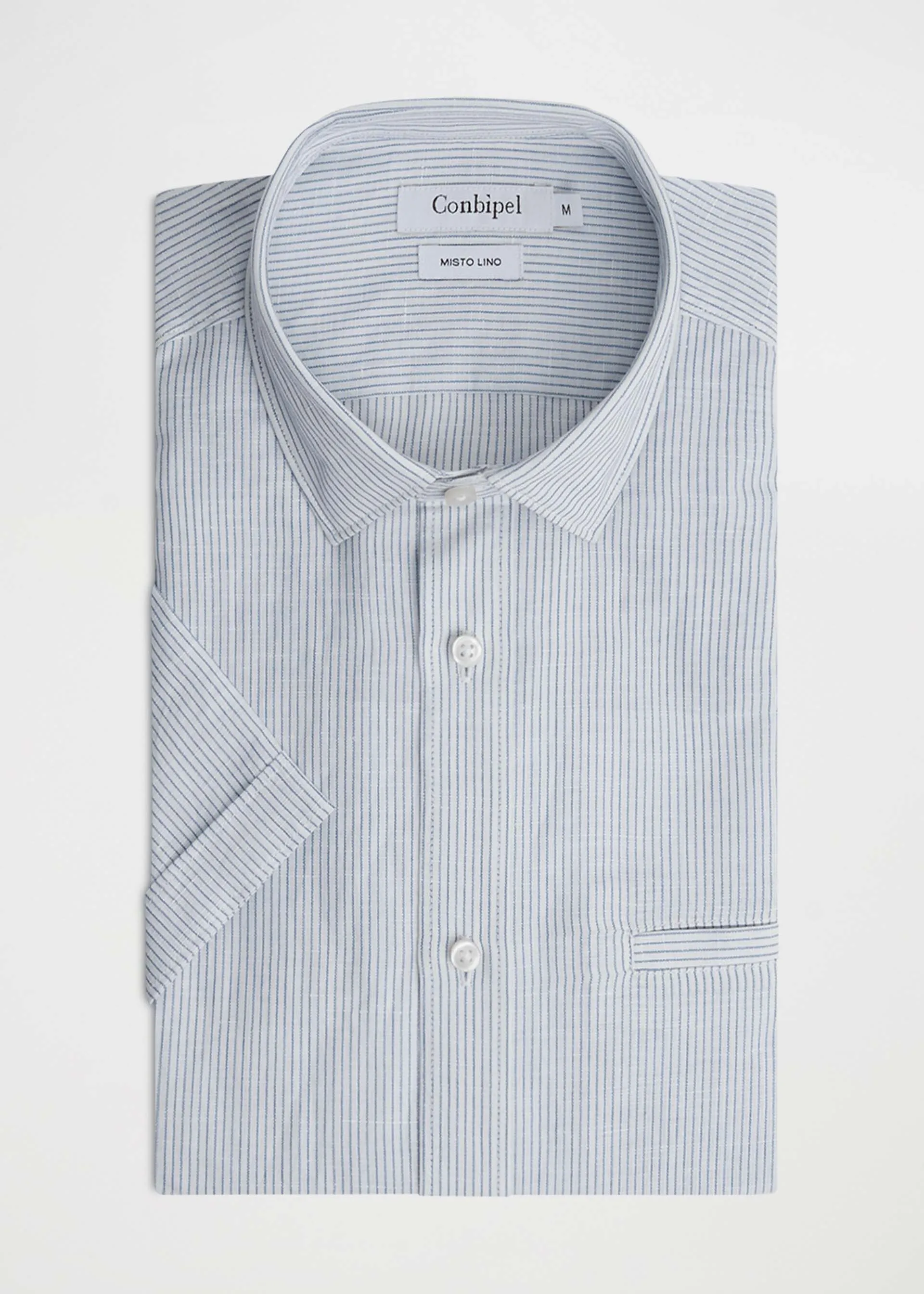 Camicia in lino stampata