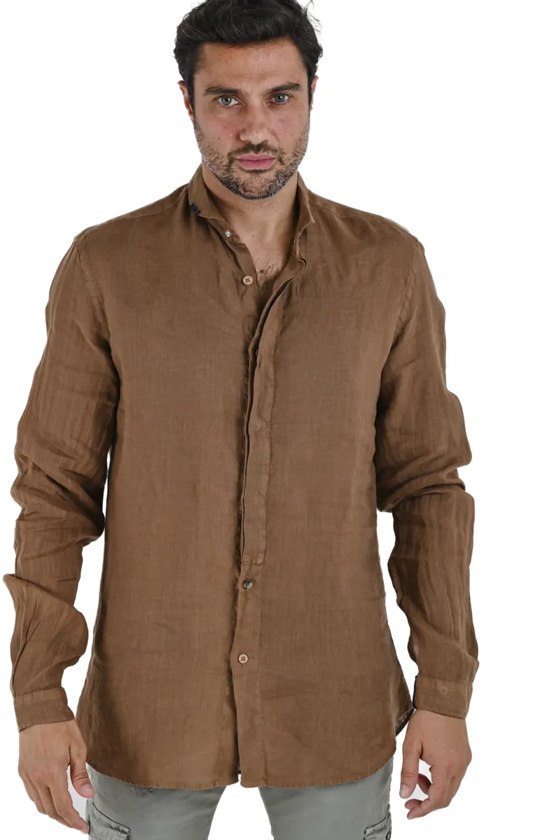 Camicia regular Alex Caramello SS24