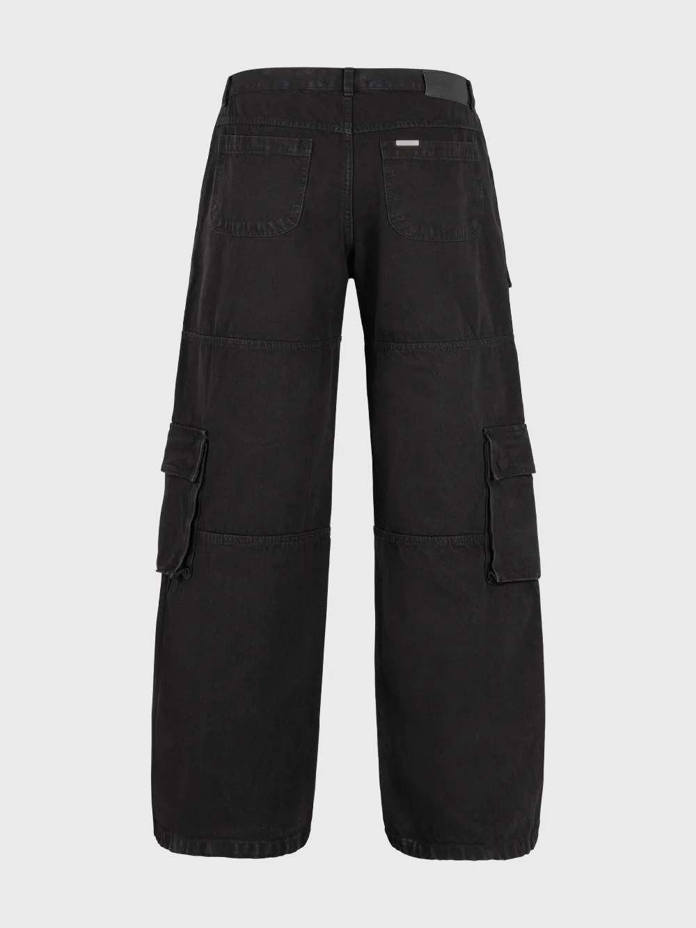 Cargo jeans baggy negro