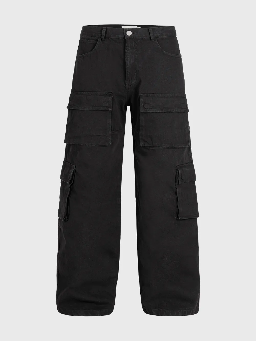 Cargo jeans baggy negro