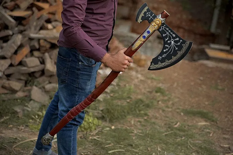 Hache Guerrière Viking - "Hache de Loki"