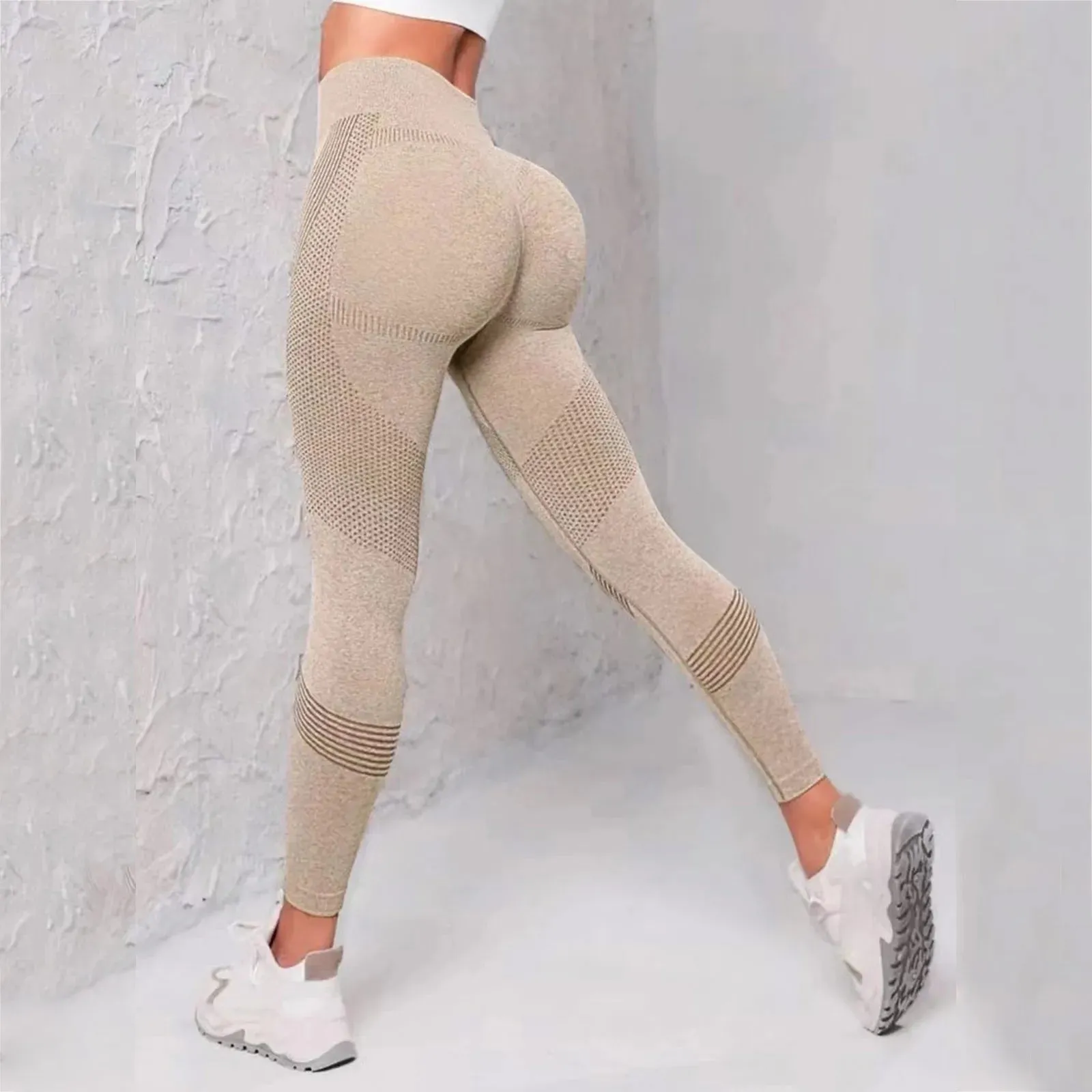 Push Up Sports Pants Legging Female pantalones Fitness Solid High Waist Sexy Elastic Workout Tights Comfortable Leggings Women