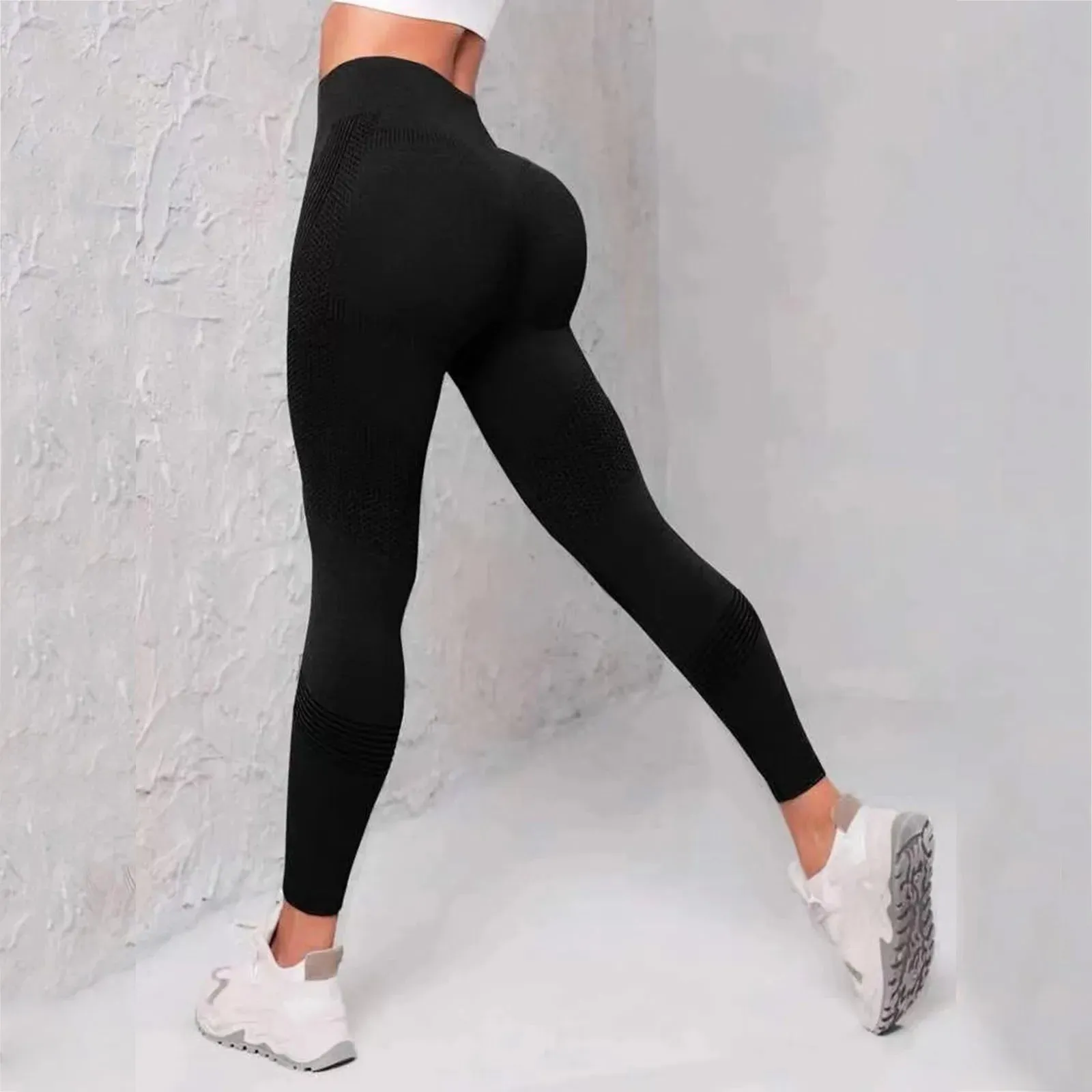 Push Up Sports Pants Legging Female pantalones Fitness Solid High Waist Sexy Elastic Workout Tights Comfortable Leggings Women