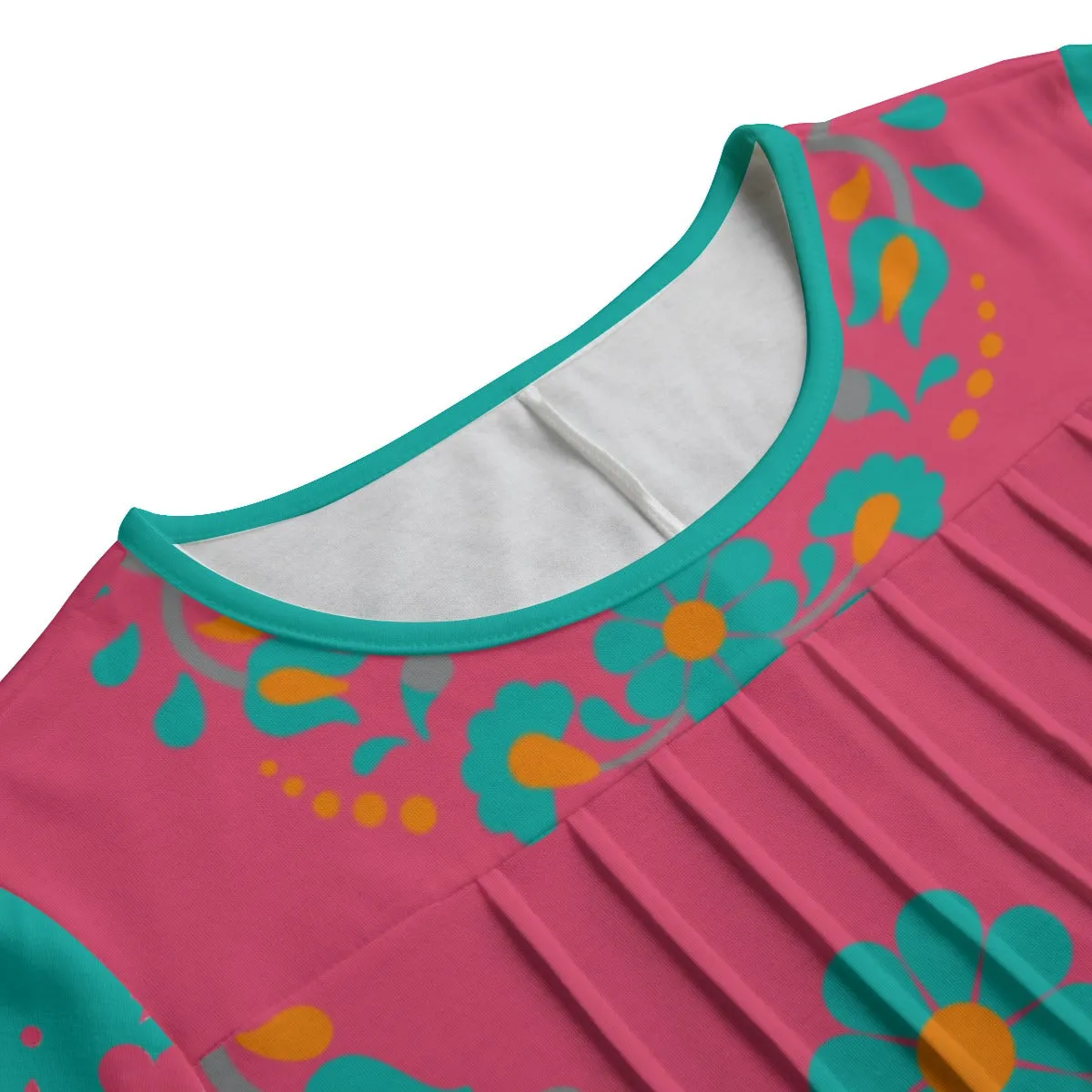 San Antonio Fiesta Dress Pink