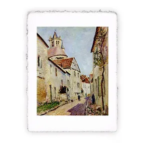 Stampa di Alfred Sisley - Rue de la Tannerie a Moret sur Loing - 1892