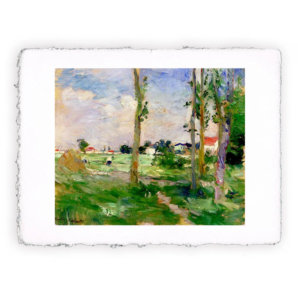 Stampa di Berthe Morisot - Paesaggio della Creuse - 1882