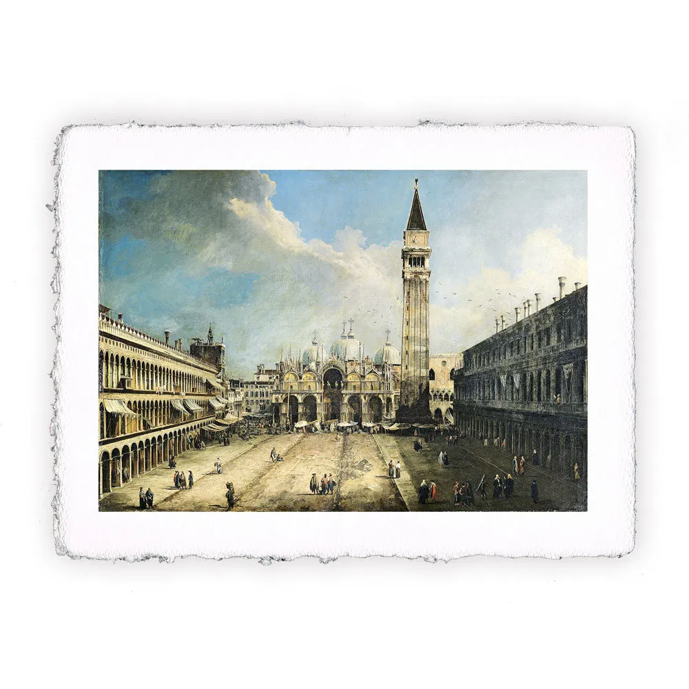 Stampa di Canaletto - Venezia, Piazza San Marco I - 1723