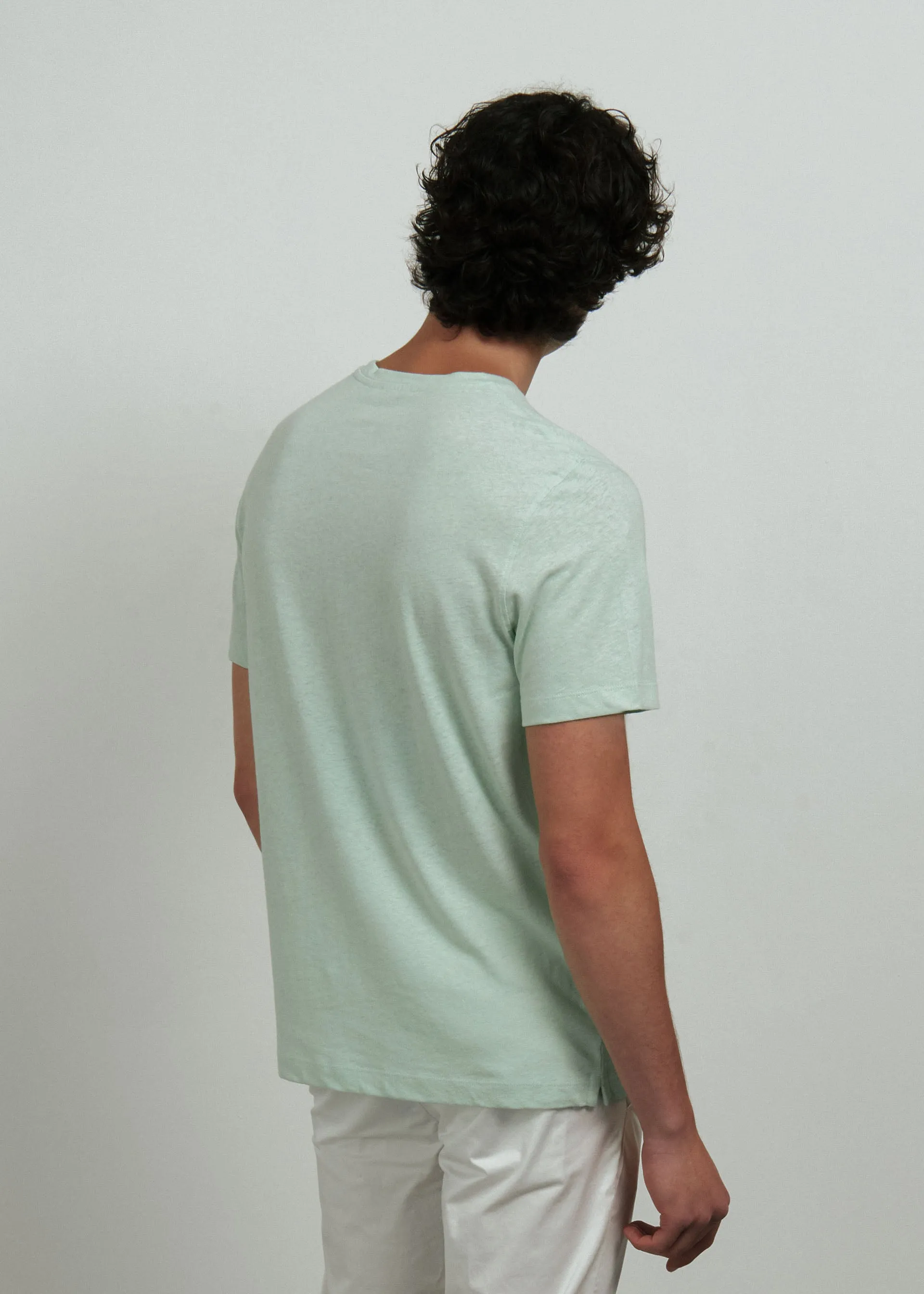 T shirt basic in lino