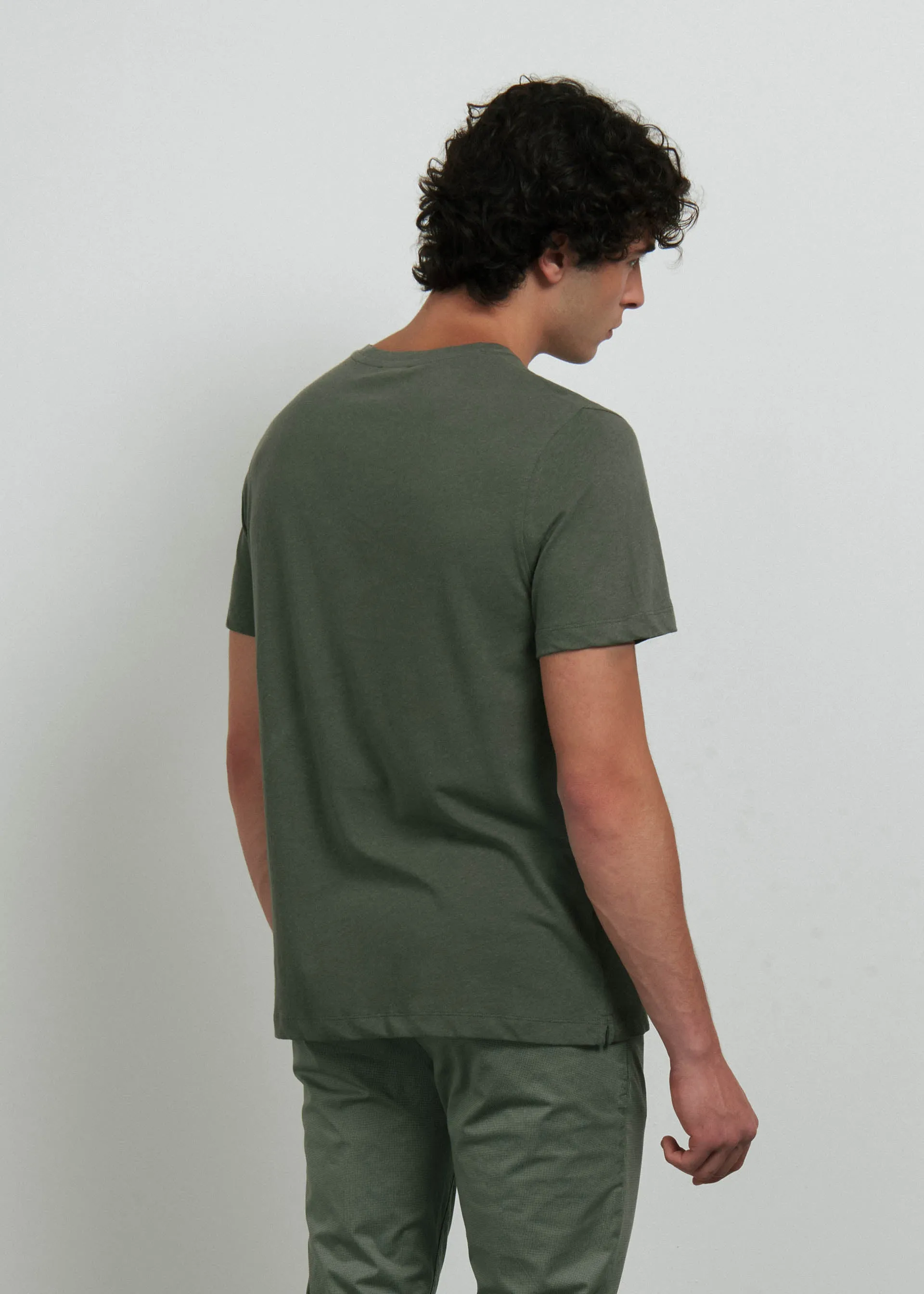 T shirt basic in lino